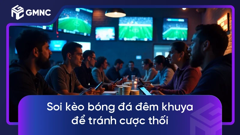 Soi kèo bóng đá đêm khuya để tránh cược thối