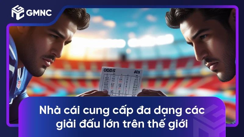 Nhà cái cung cấp đa dạng các giải đấu lớn trên thế giới