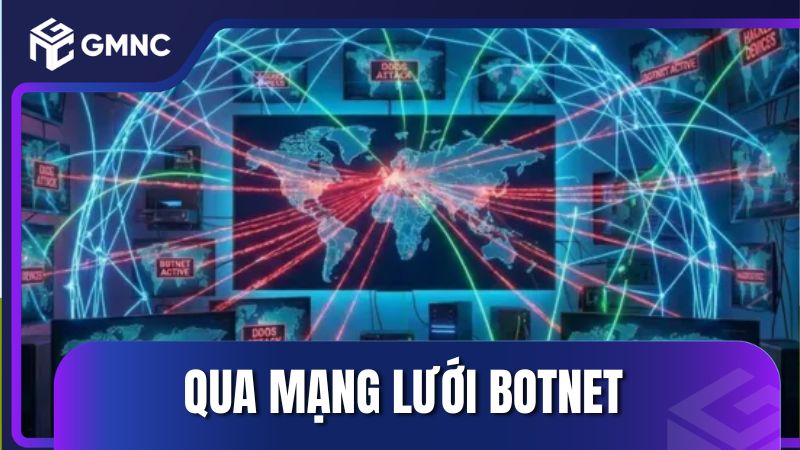 Hình thức tấn công thông qua mạng lưới botnet